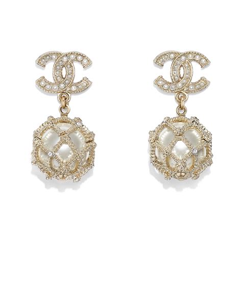 chanel costume earrings uk